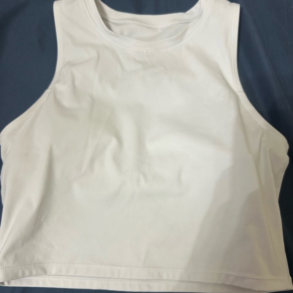 White tank top